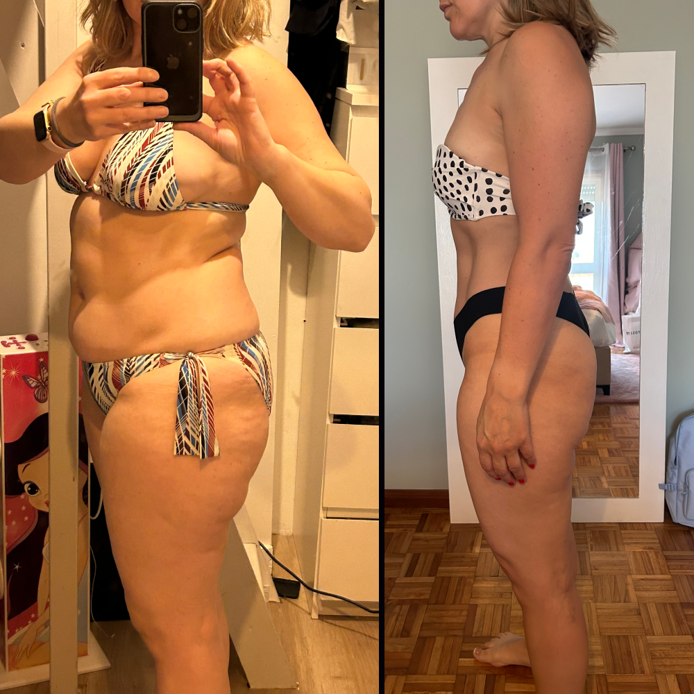 Transformation avant après d’un client coaché par Hachime BK