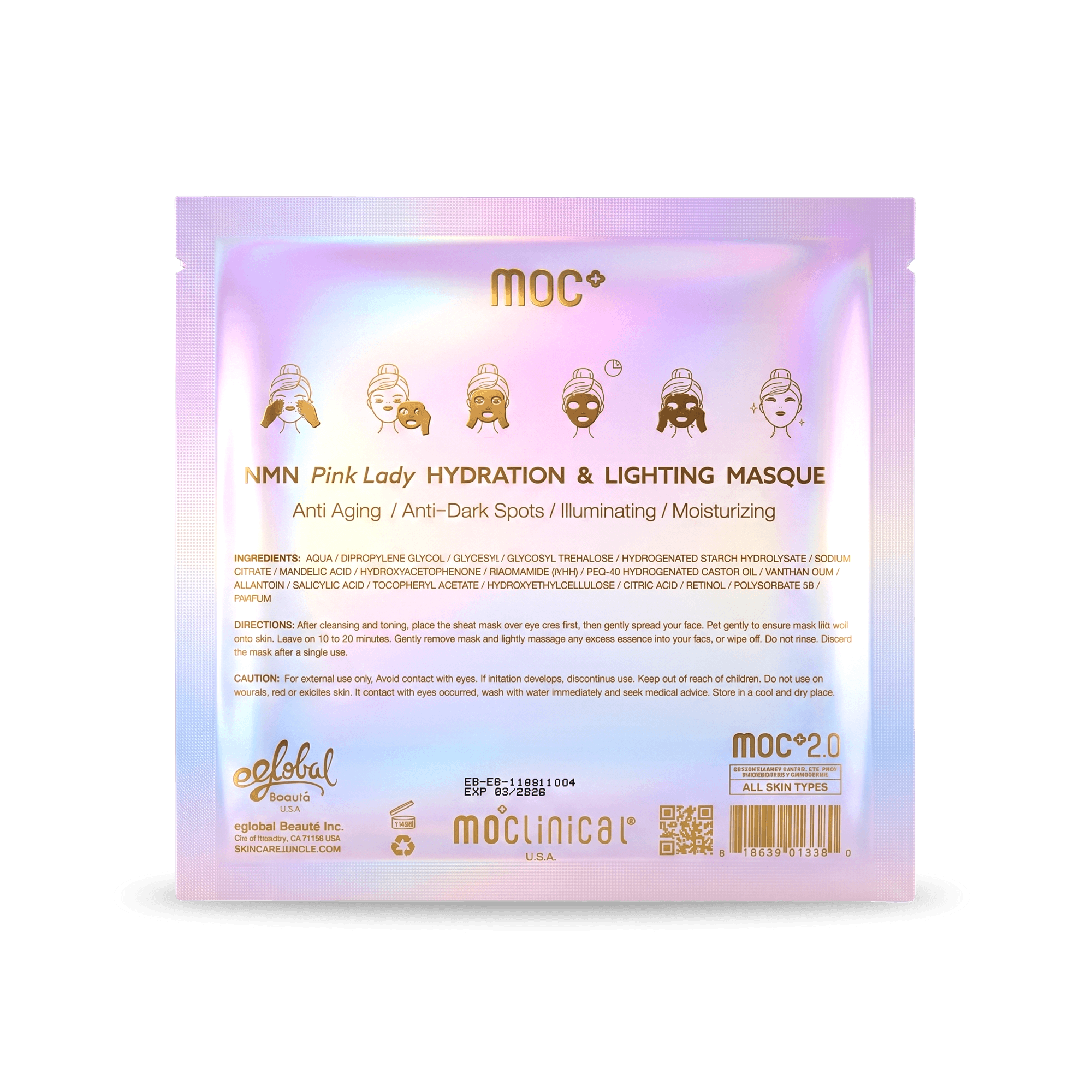 NMN Pink Lady Mask | Anti-Aging | Skincare Jungle