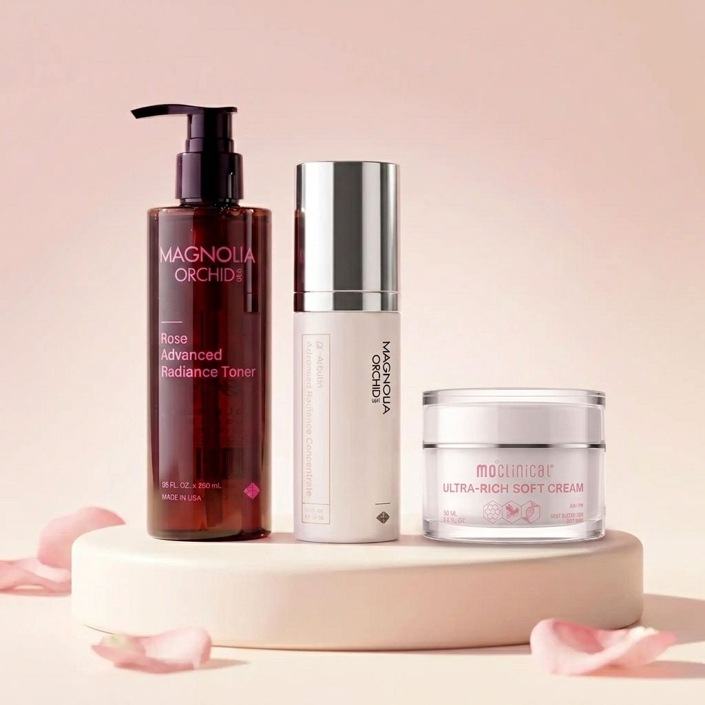 The Ultimate Summer Brightening Trio — α-Arbutin Glow Set