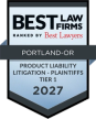 Best Law Firms Tier 1 — Product Liability Law