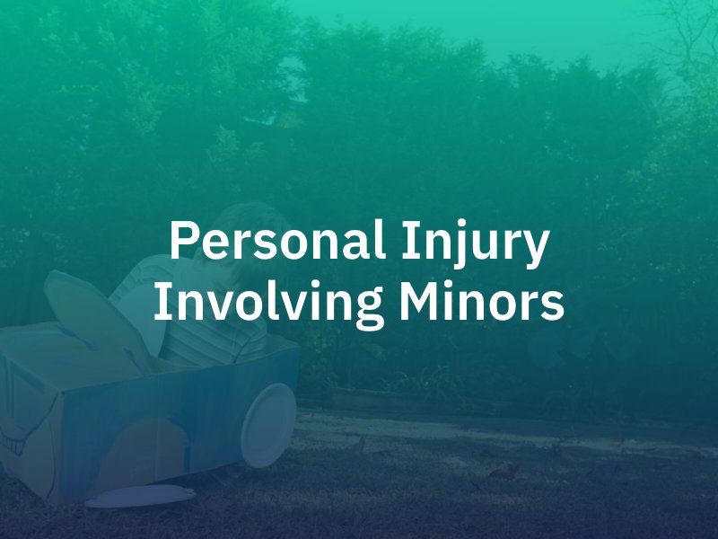 personal injury minors