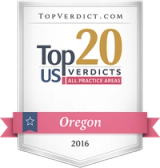 TopVerdict.com — Top 20 US Verdicts, Oregon, 2016