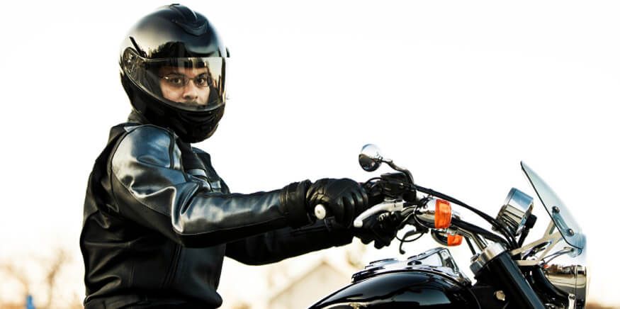 Man on Motorcycle