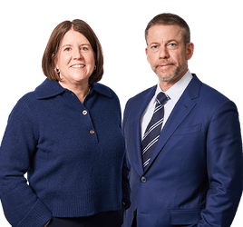 Jane Paulson and John Coletti