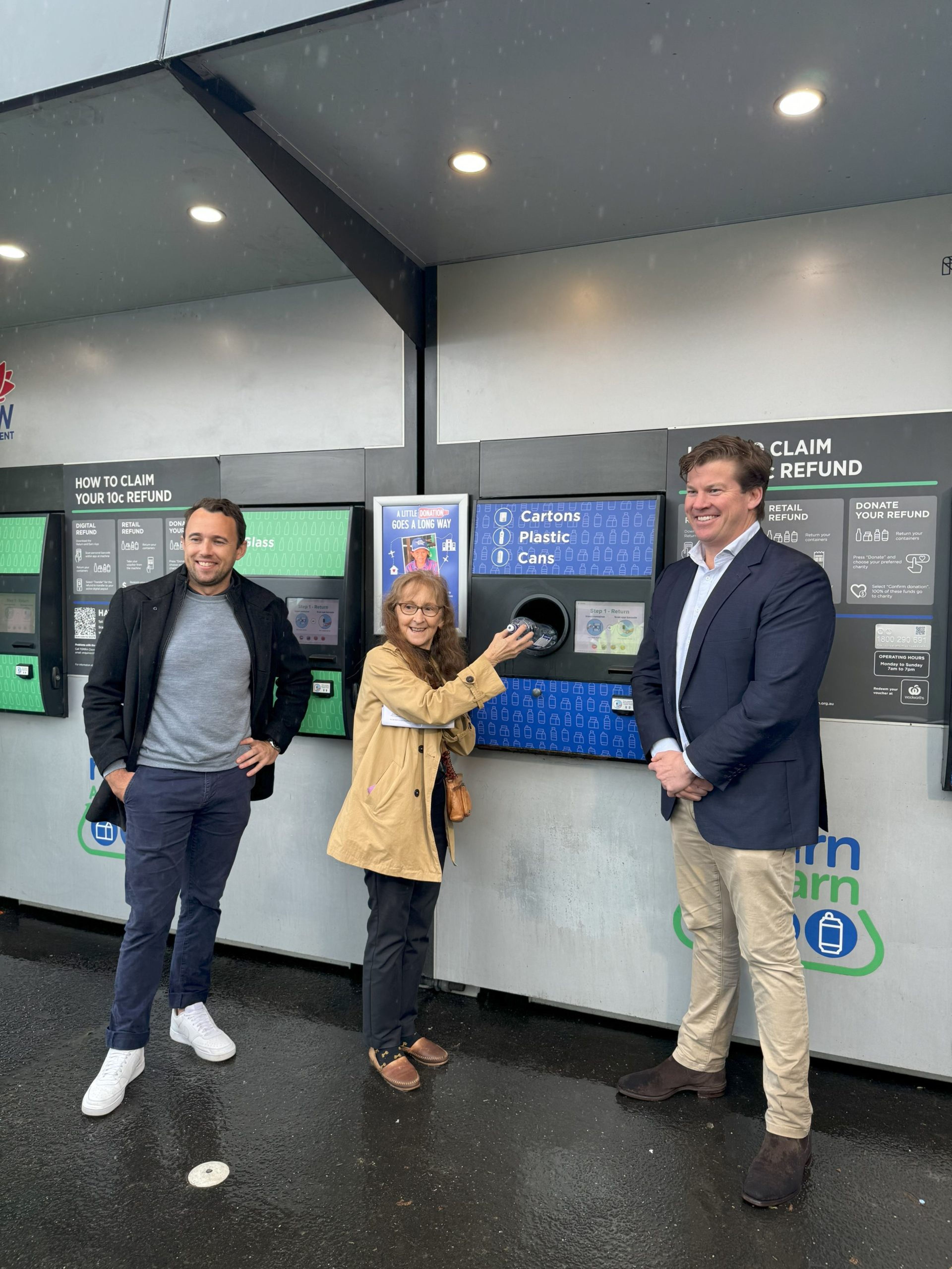 SCU celebrates opening of new Return and Earn machine