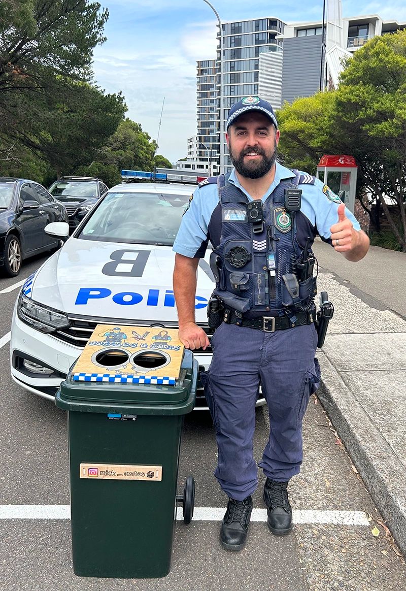 Mick’s-Crates a hit for recyclers on the Northern Beaches