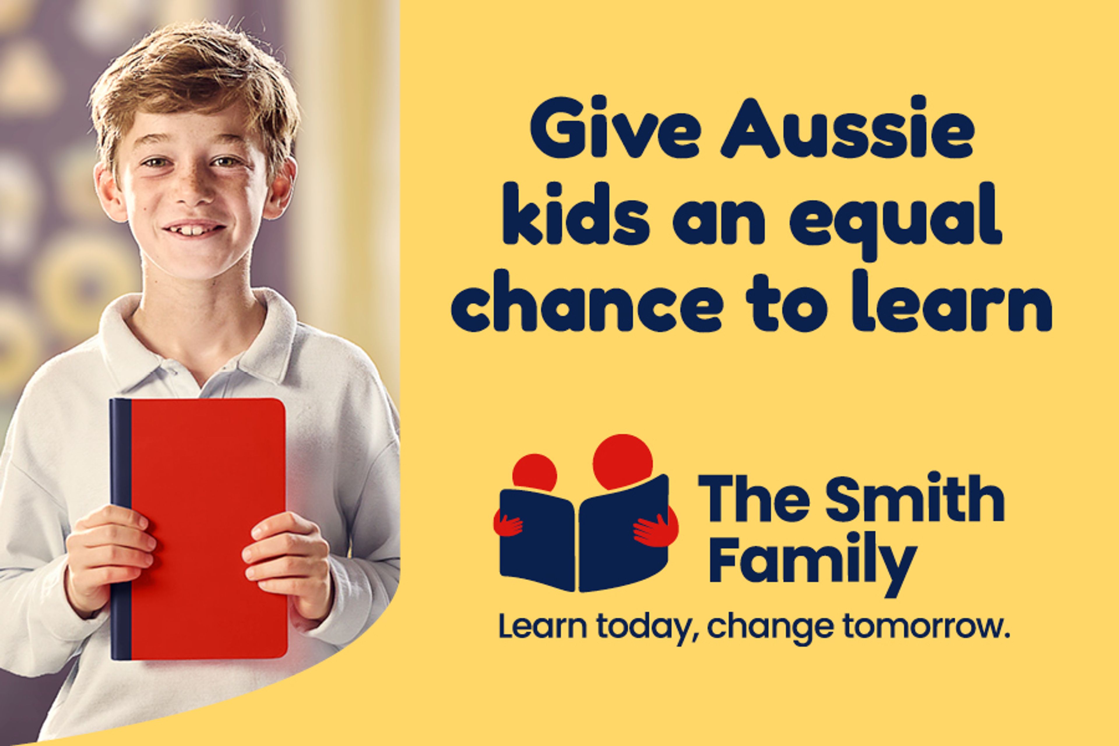 Smith Family poster featuring a young child
