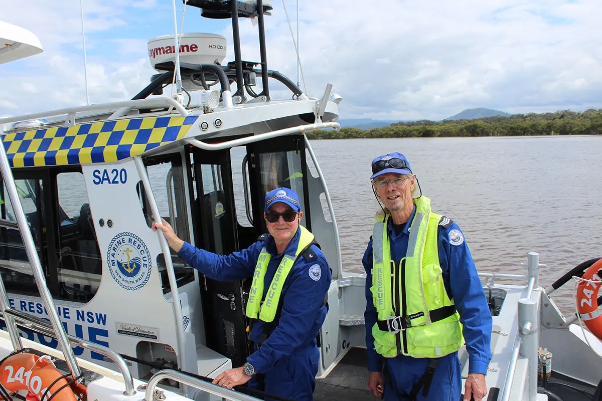 Keeping marine rescue boats afloat with container returns in Shoalhaven