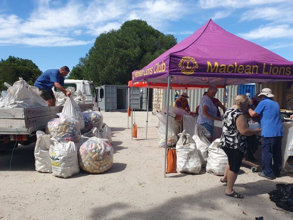 Maclean Lions Club approaching 1.5 million container returns