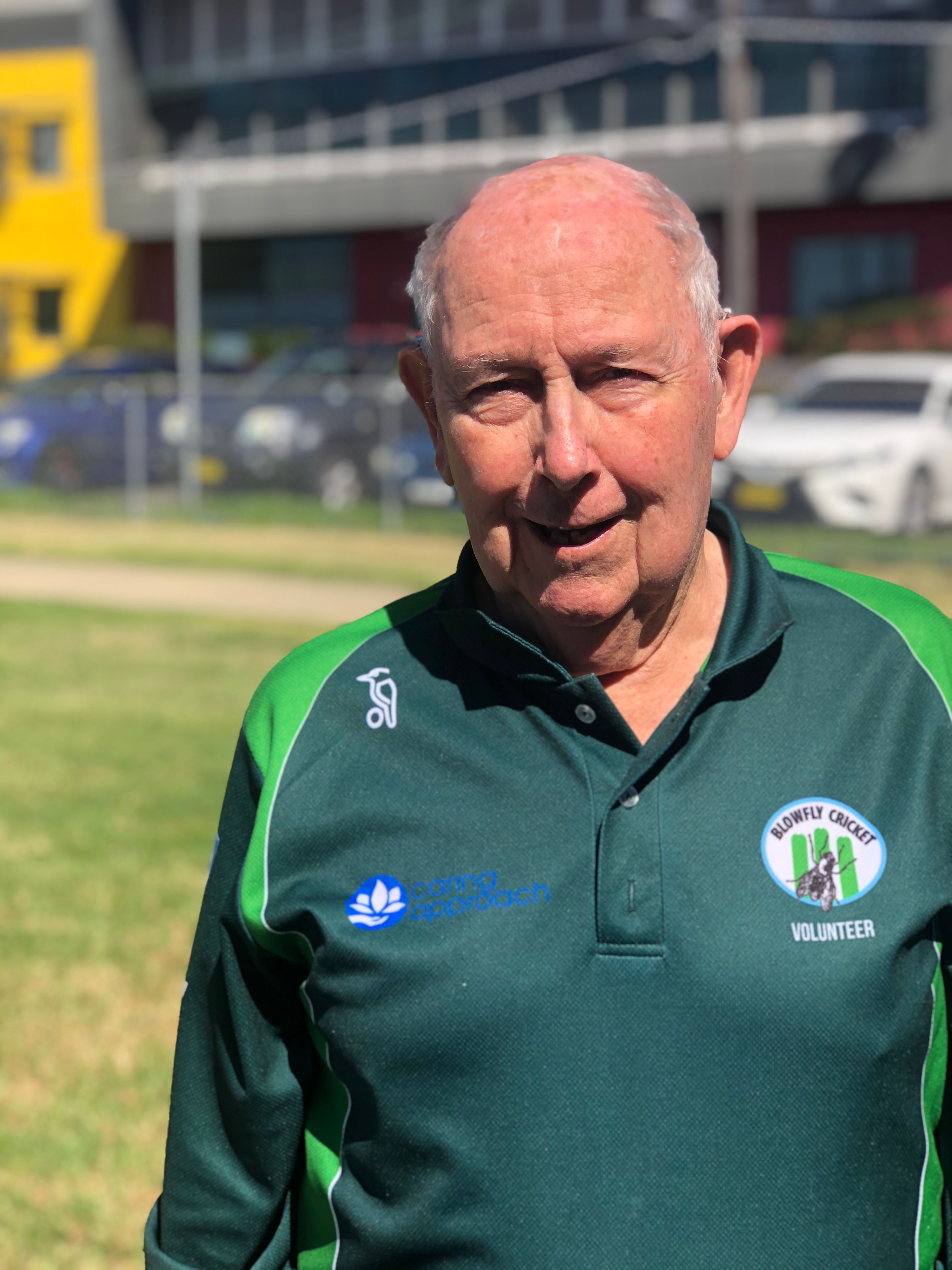 Blowfly Cricket Club volunteer, 91-year-old Douglas Graham