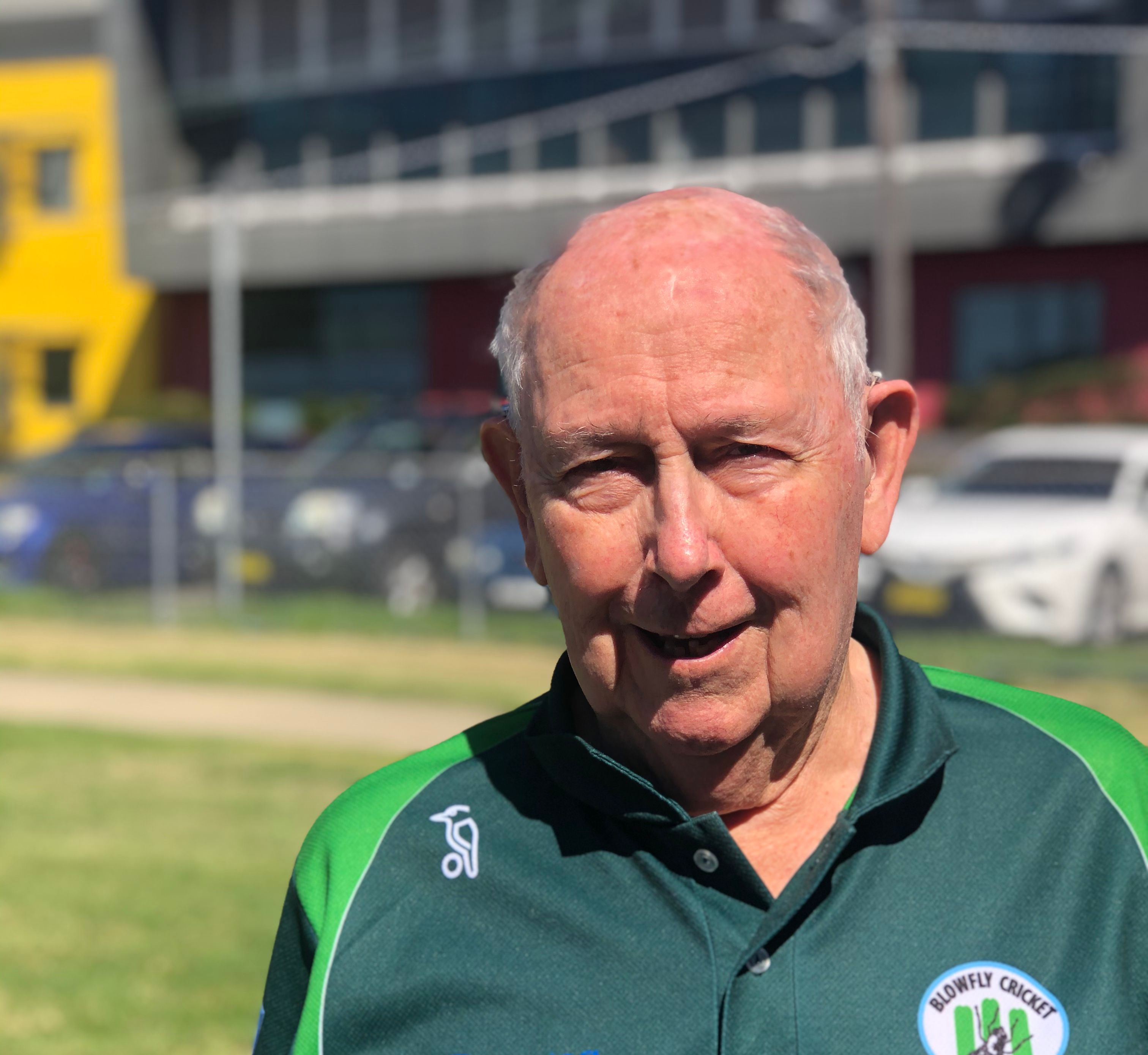 Blowfly Cricket Club volunteer, 91-year-old Douglas Graham