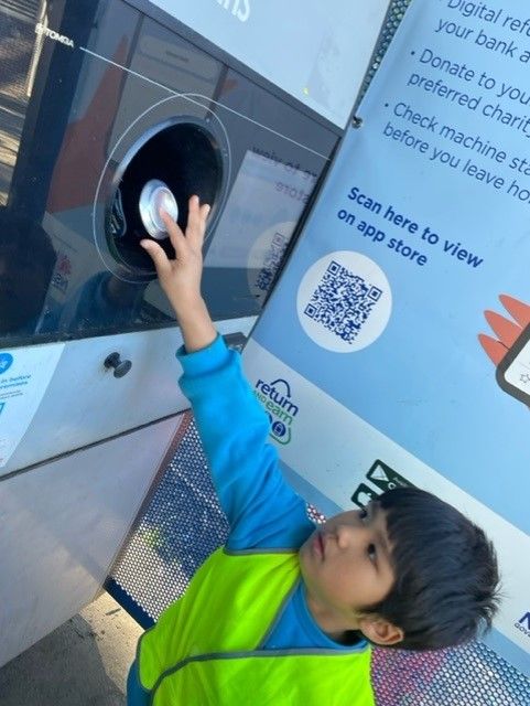Tiny tots tell their recycling tales at Seedling Childcare