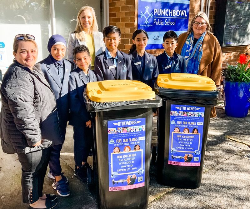 Kids are helping kids through a Little Wings recycling partnership