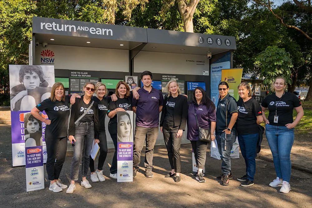 Return and Earn exceeds fundraising target for Youth Off The Streets