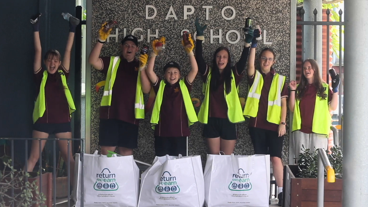 Dapto High recyclers improving school with container refunds | Return ...