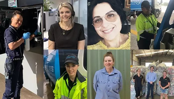 A college of women celebrating international women's day