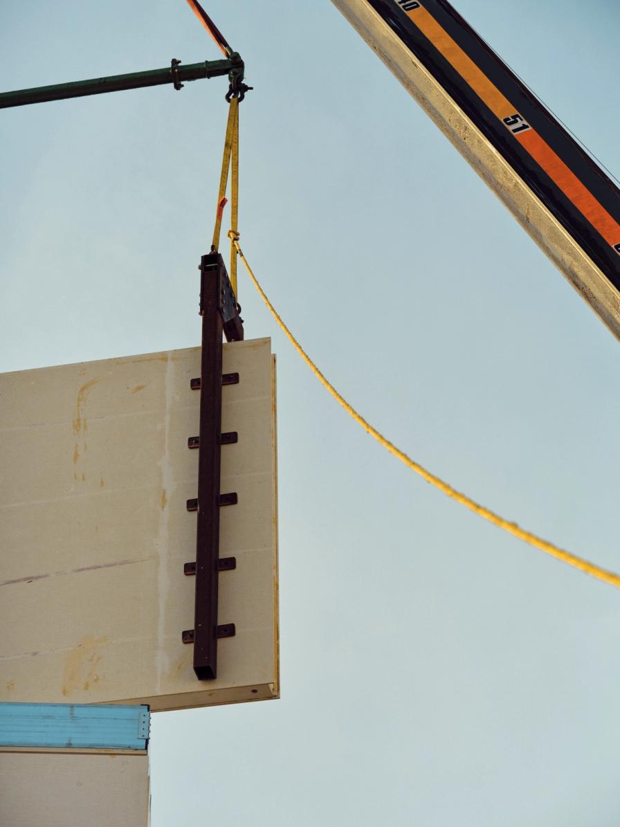 American Housing panel installation