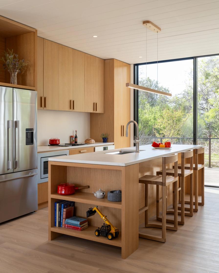 Kitchen at American Housing home