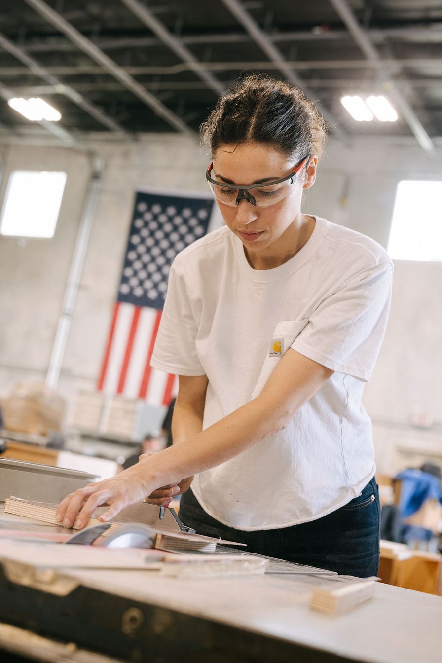 Millwork production at American Housing
