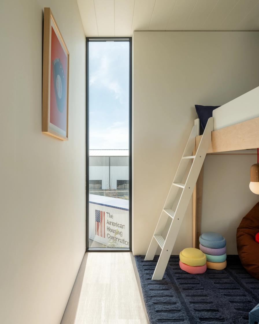 Bedroom at American Housing home