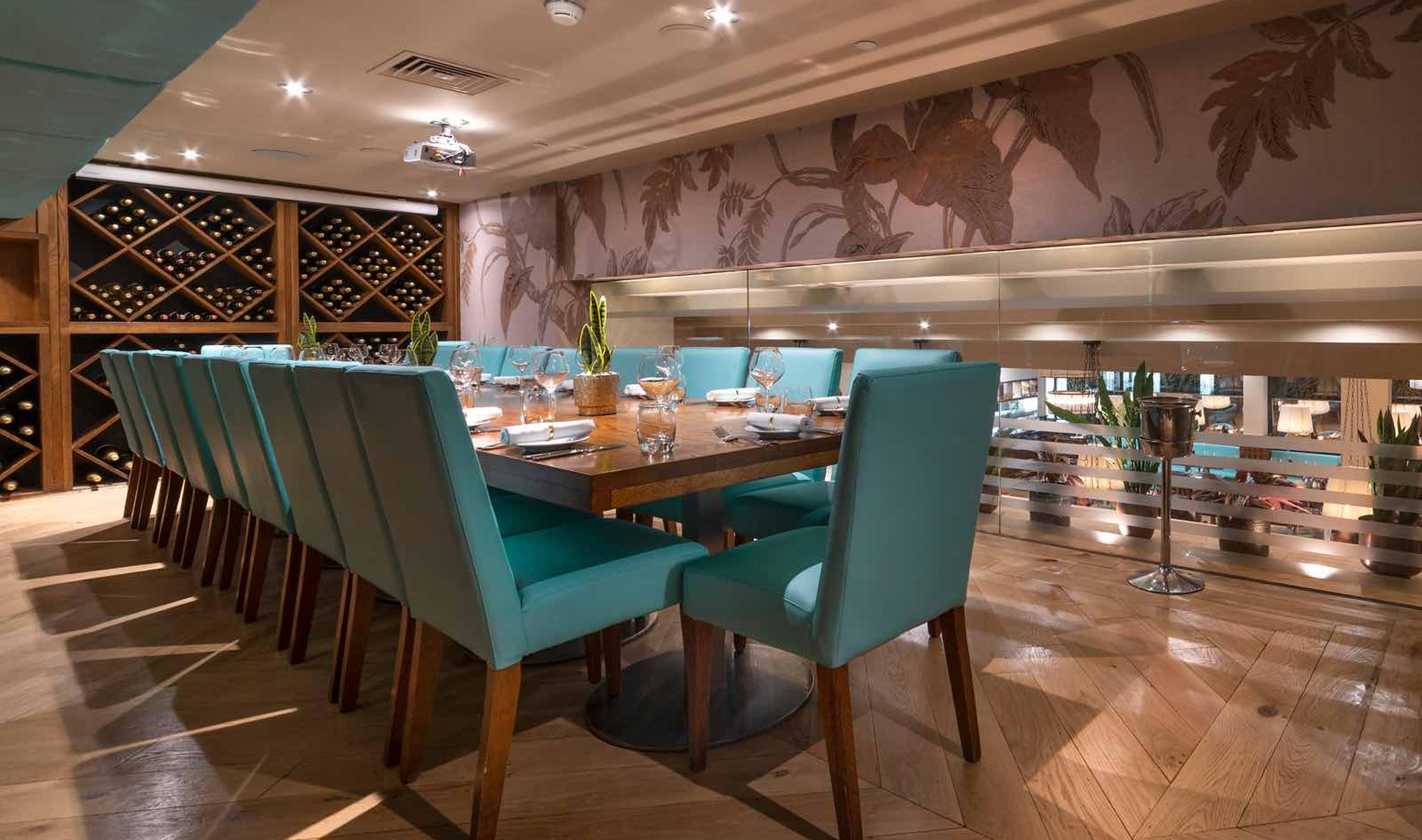 The Private Dining Room at Piccolino Exchange Square