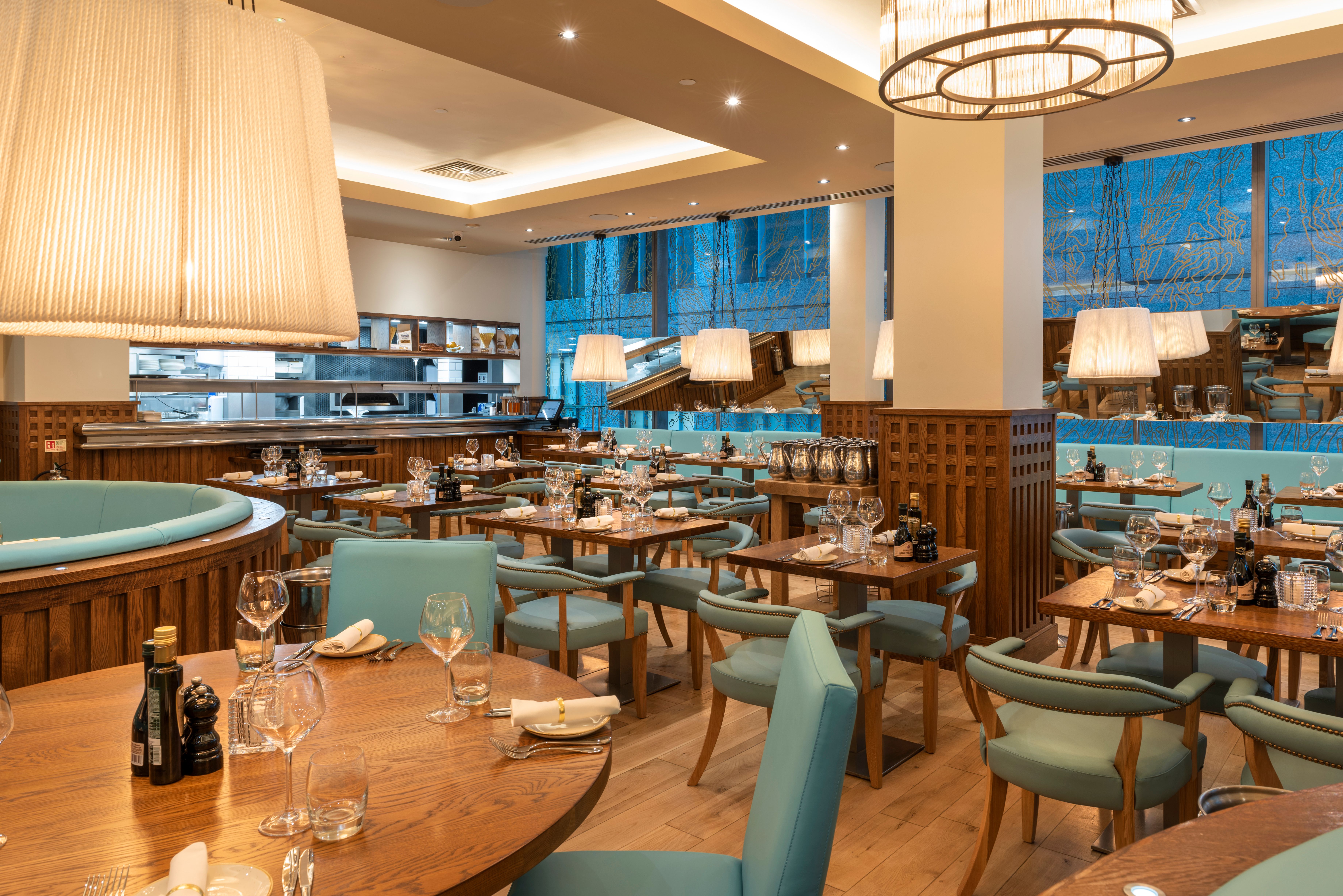 Inside Piccolino Exchange Square