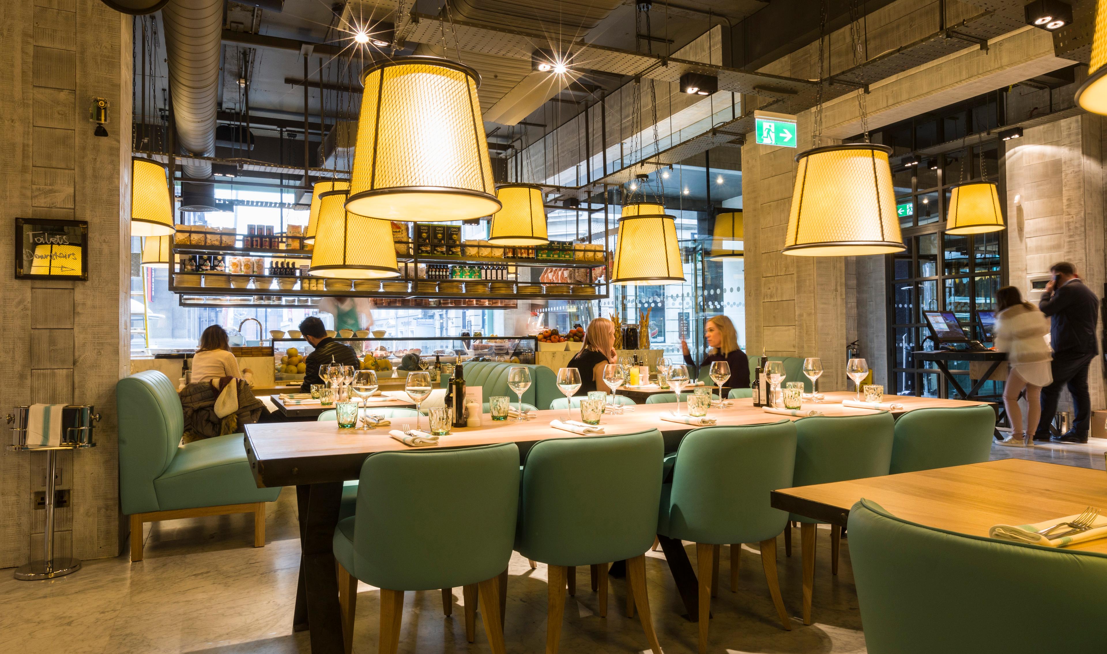Private Dining Area at Riva Blu Leeds