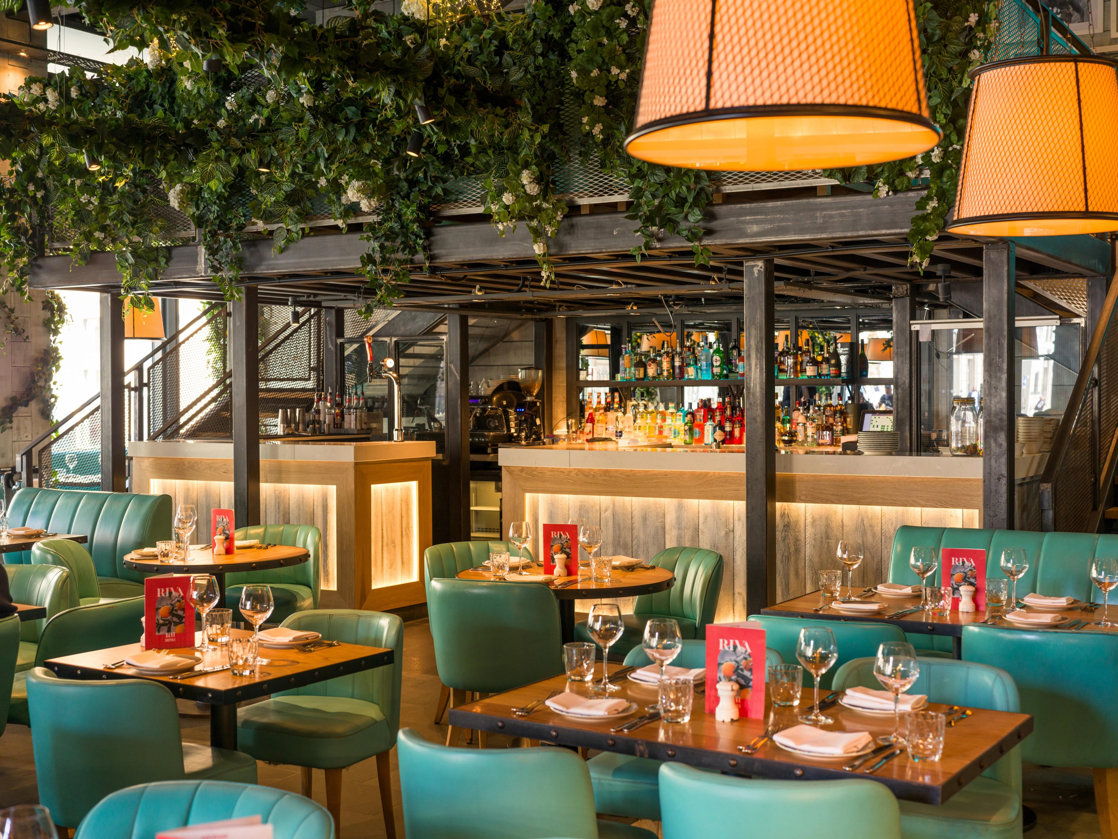 Inside a Riva Blu dining room