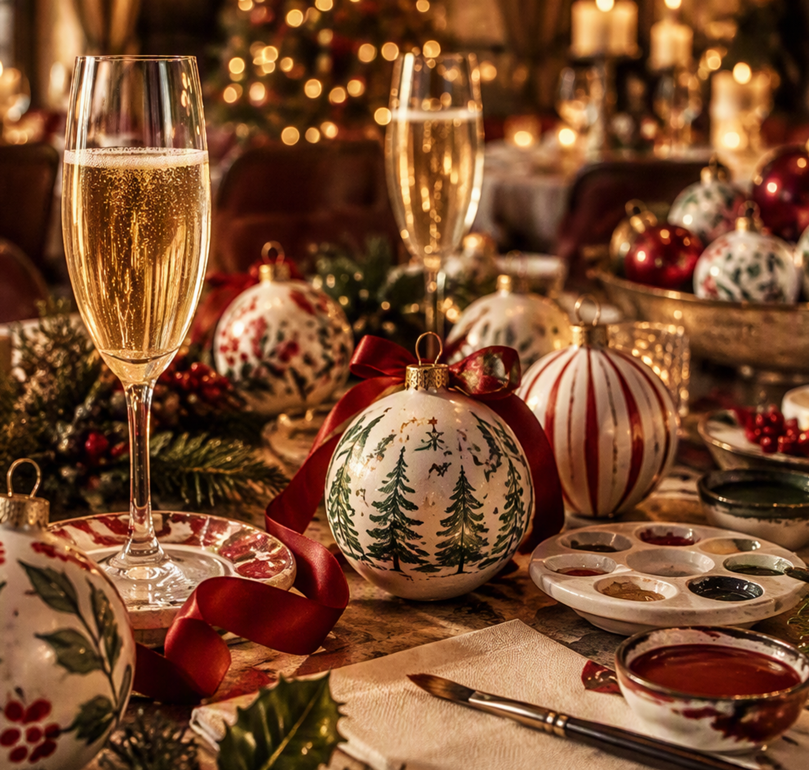 Christmas Bauble Painting Masterclass
