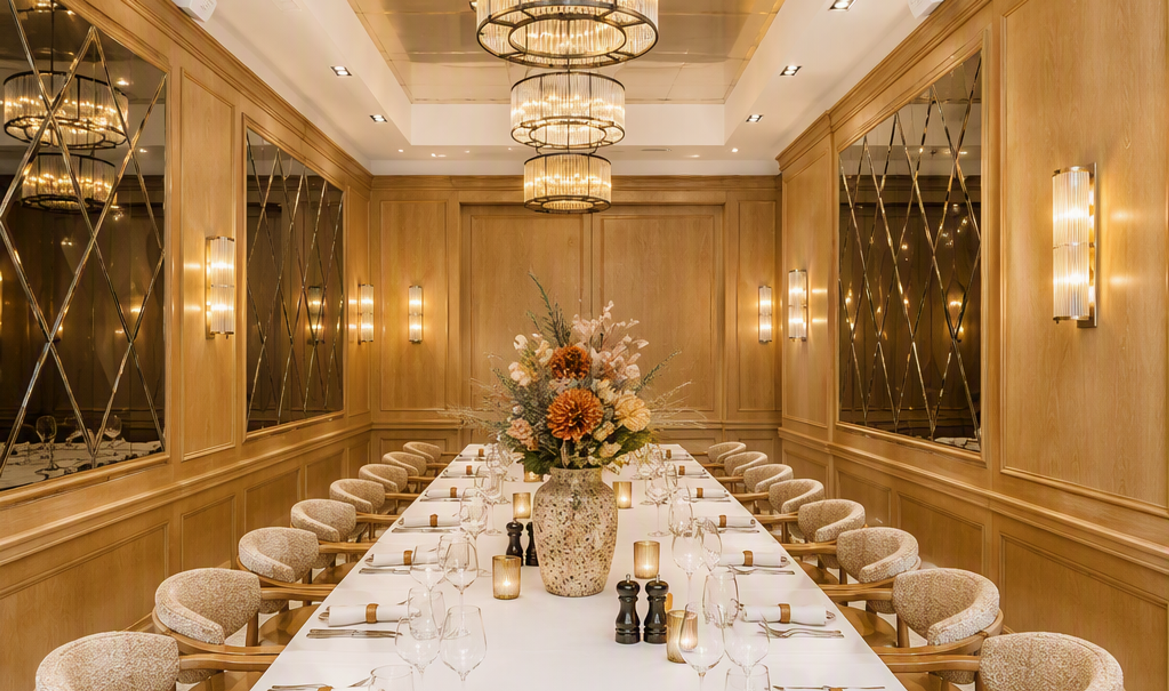 The Private Dining Room at Piccolino Manchester