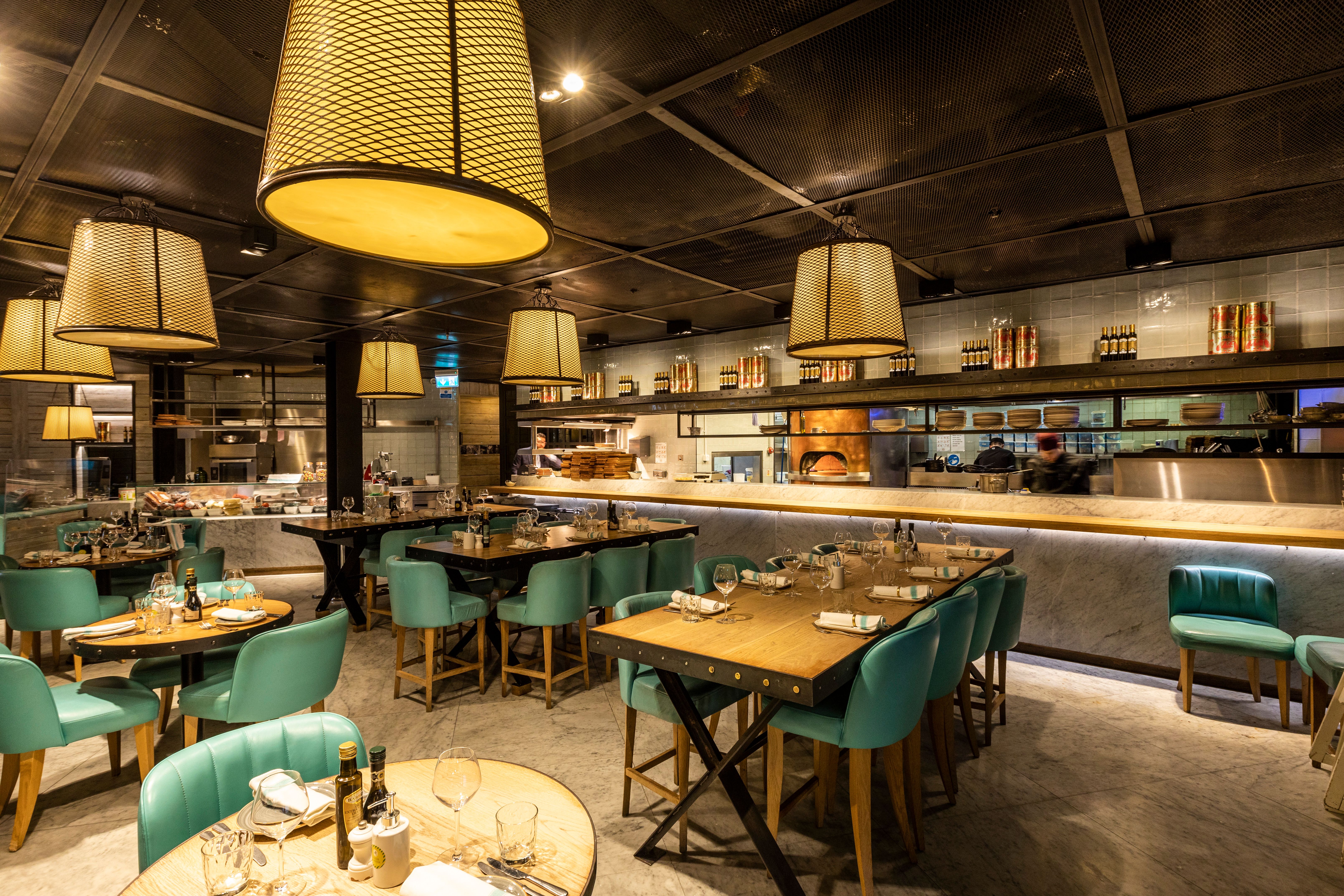 Inside Riva Blu Manchester