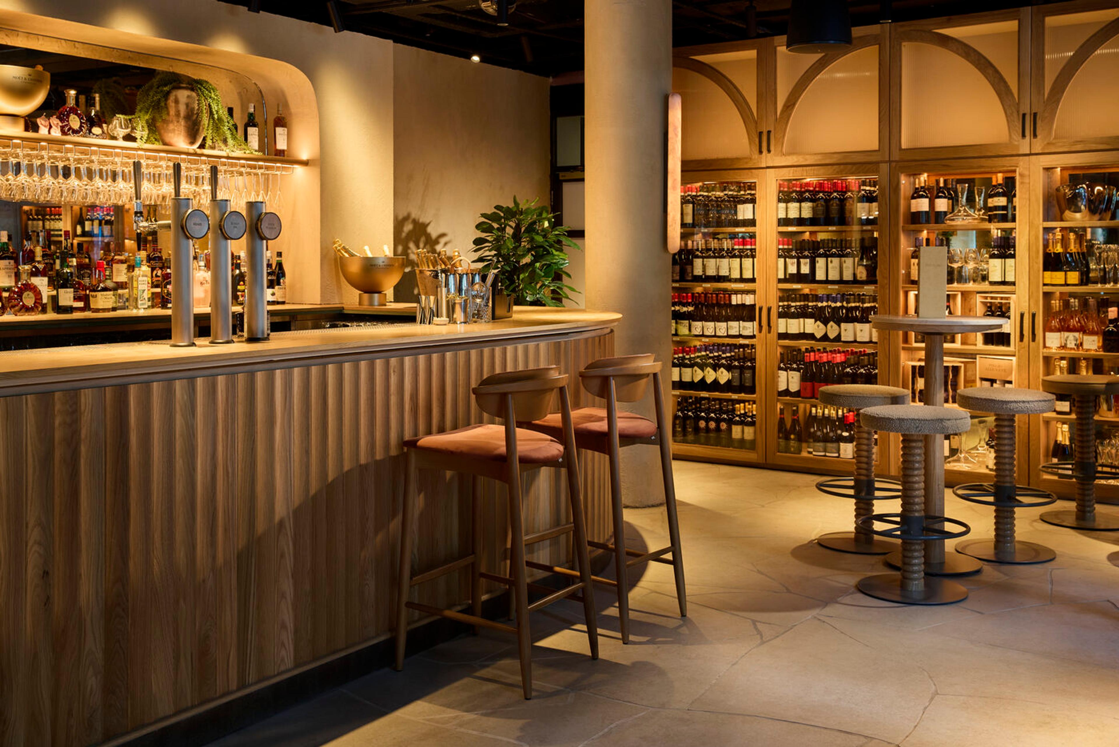 The bar at a Piccolino restaurant