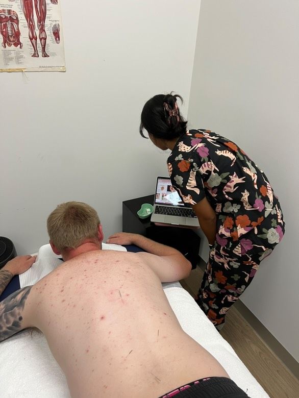 Anita providing patients education. 