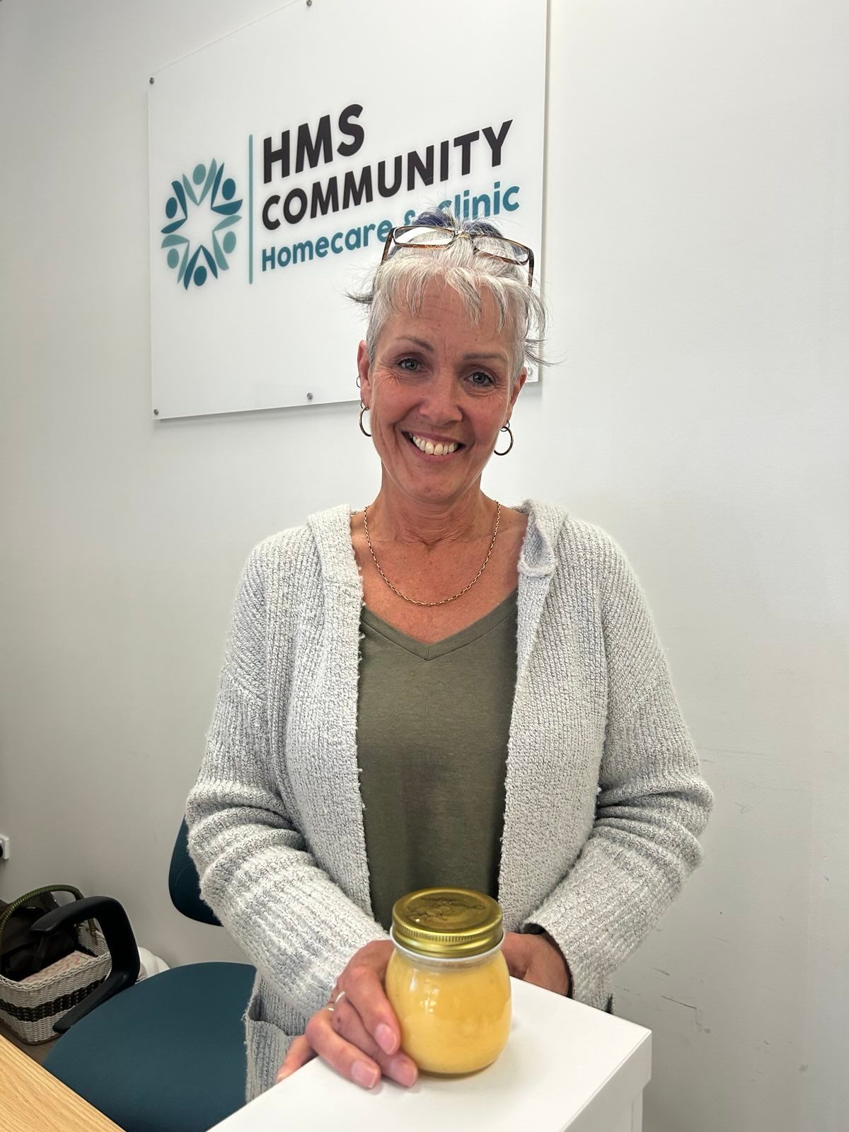 Community organiser smiling