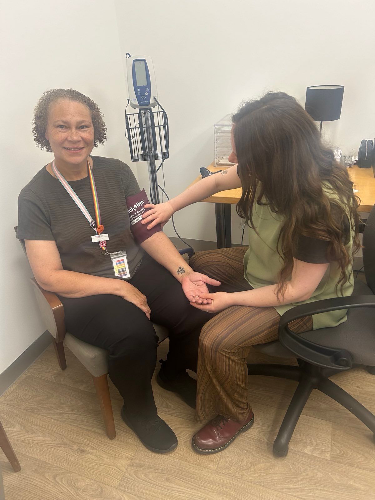 people in the clinic