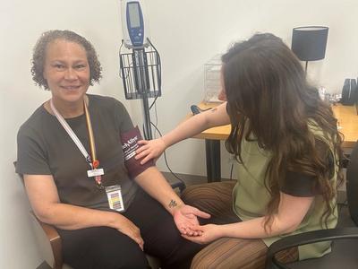 people in the clinic