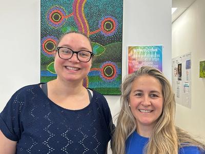 Social worker Tracey (left) & NP Letty (right)