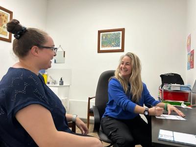 NP letty and a patient