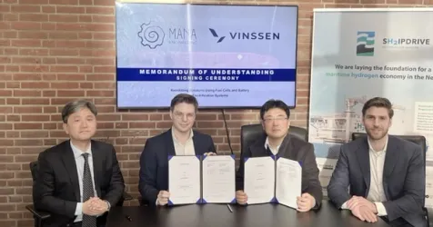 VINSSEN and MANA Engineering Partner on Hydrogen Fuel Cell Retrofit for Ships