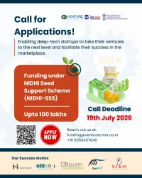 NIDHI Seed Support Scheme for deep-tech startups banner