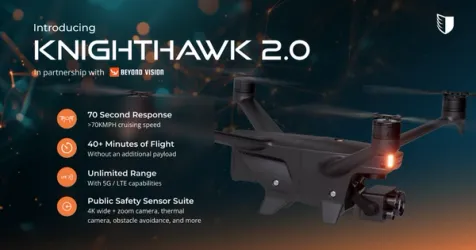 Paladin Unveils Knighthawk 2.0 Drone for Emergency Response