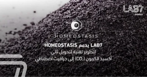 Aramco's LAB7 Backs Homeostasis to Turn CO2 into Graphite