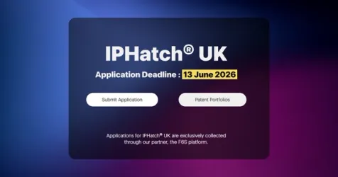 IPHatch UK open-innovation competition for startups.