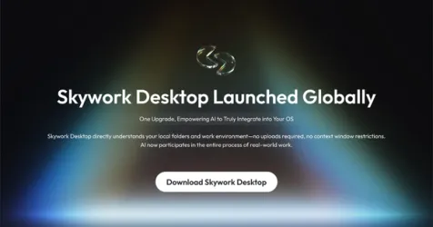 Skywork Launches Skywork Desktop an OS-Level AI Assistant