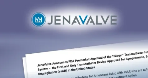 JenaValve Secures FDA Approval for First Aortic Regurgitation Transcatheter Valve