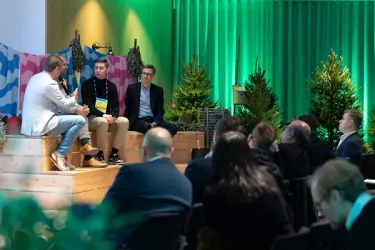 ChipStart EU program logo featuring a stylized microchip design.