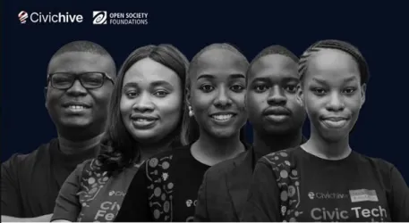 Civic innovators from West Africa collaborating on tech solutions for social change.