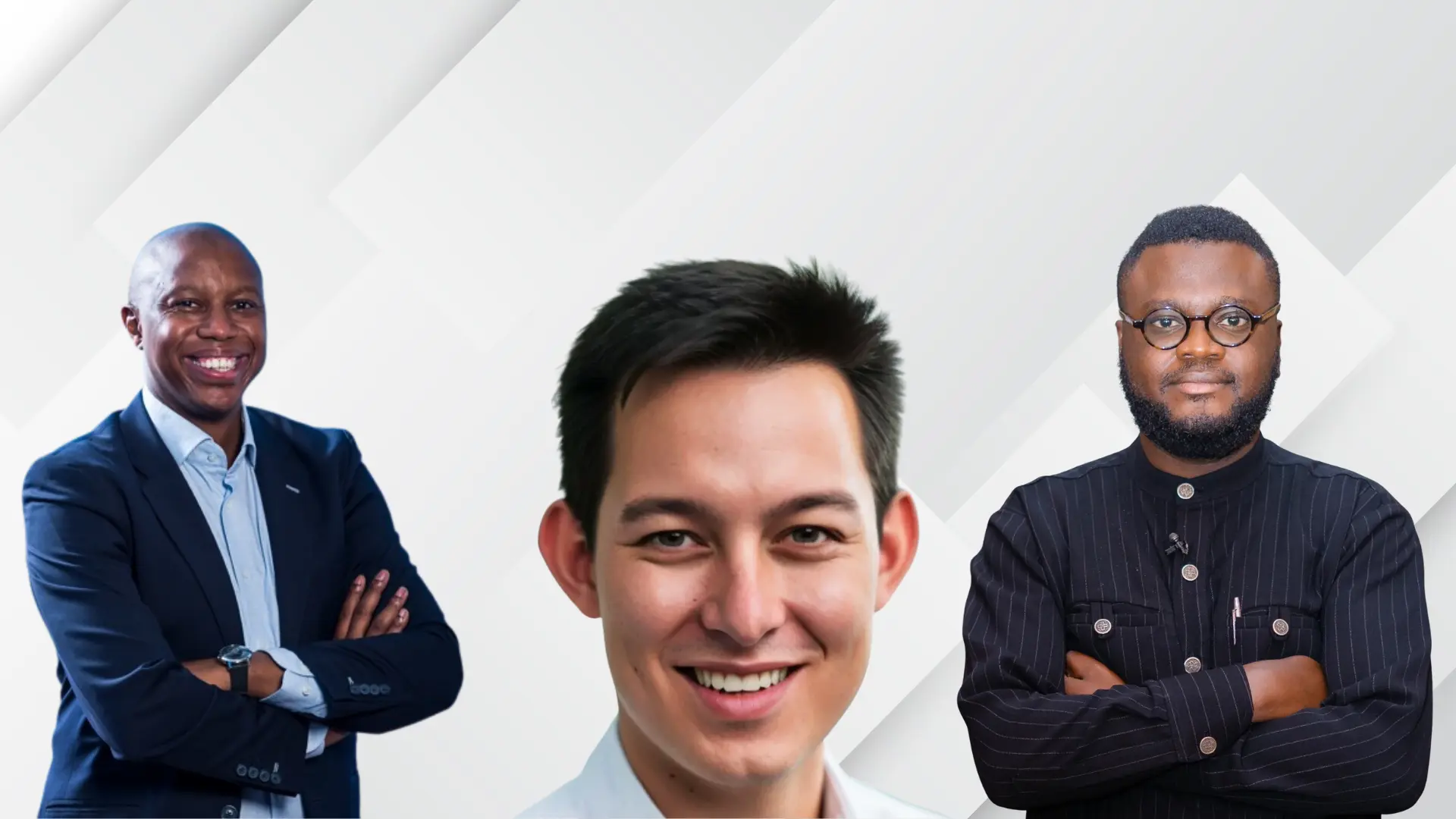 Yoco’s Katlego Maphai, Wasoko’s Daniel Yu, and mPharma’s Gregory Rockson