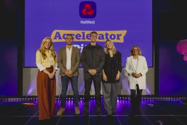Entrepreneurs presenting their business ideas at the NatWest Accelerator Pitch Competition.
