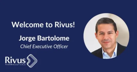 Rivus Pharmaceuticals Appoints Jorge Bartolome as New CEO